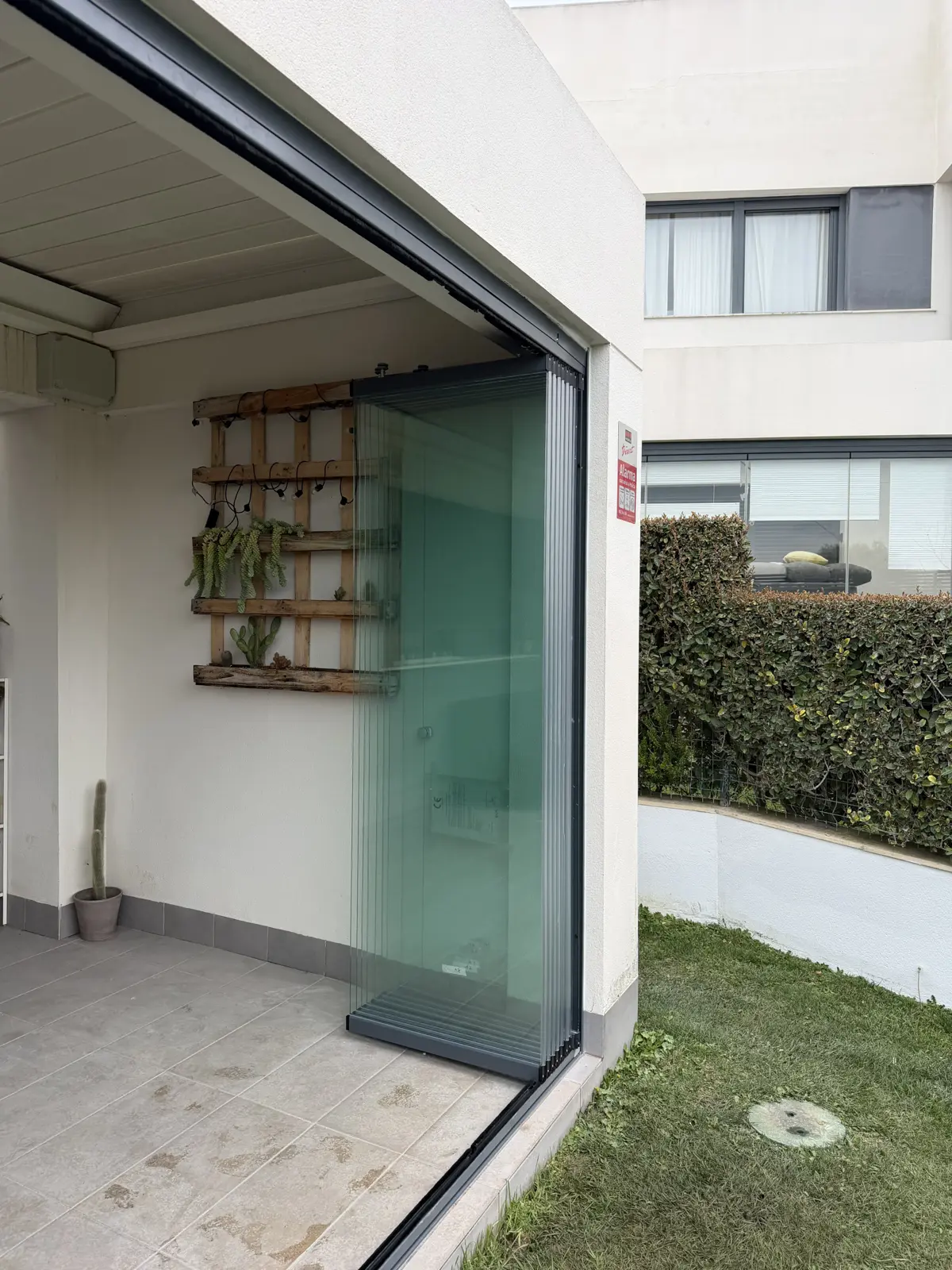 Cortinas de cristal KADO en terraza