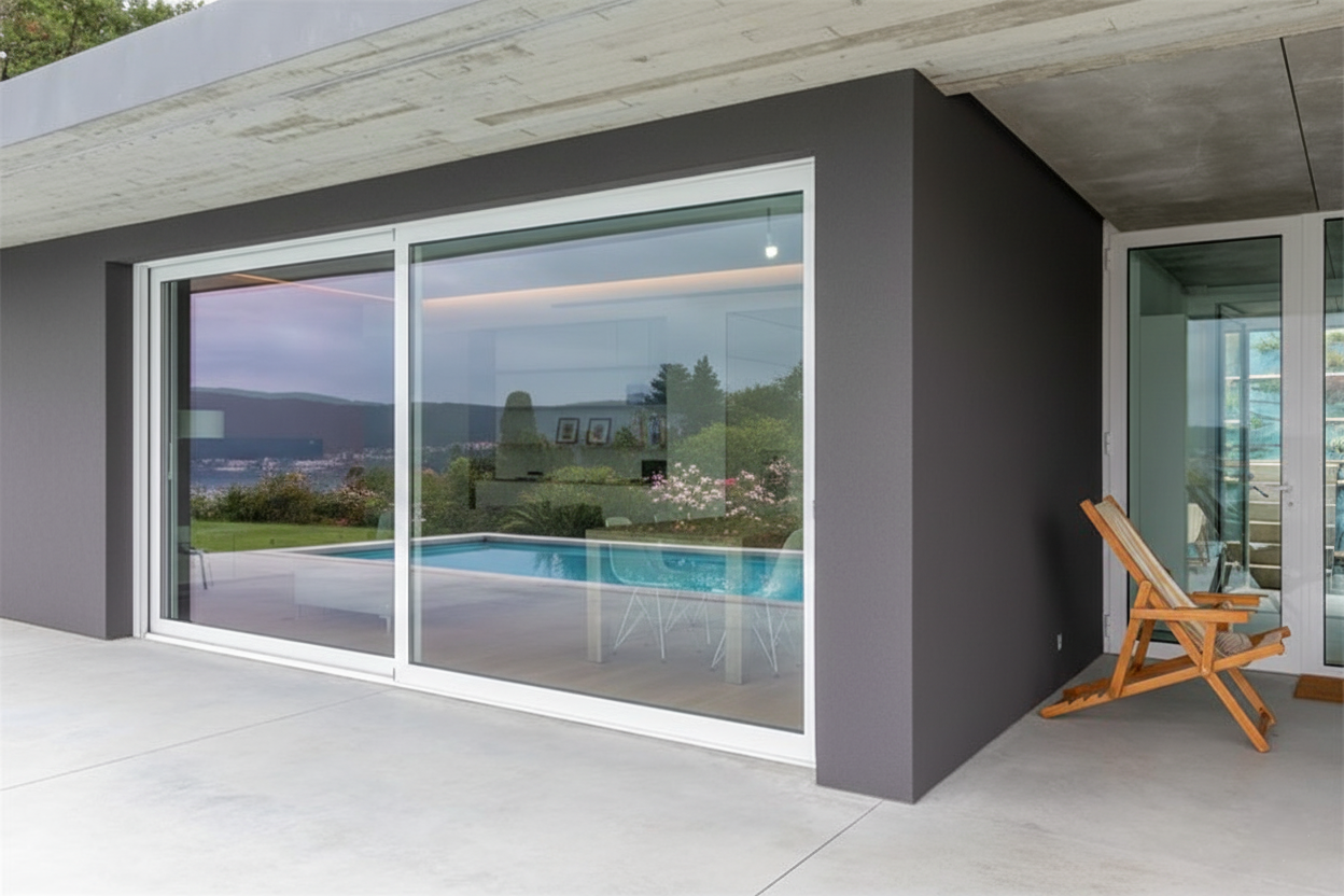 Cerramiento PVC corredera en terraza en Cádiz